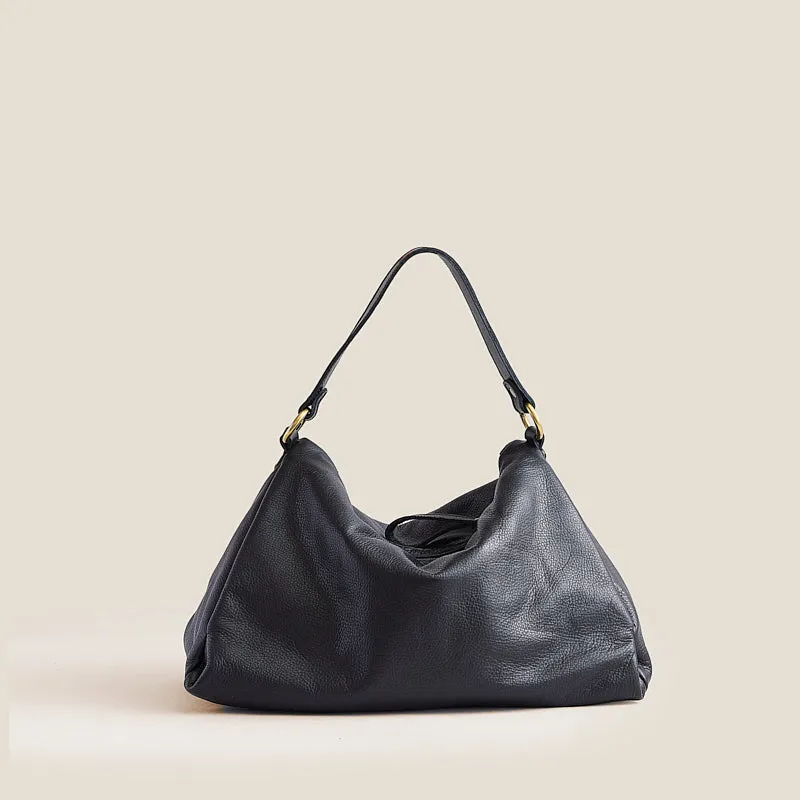 Daily Bag - Heritage "Broken-In" Leather Black sold by Parker Thatch
