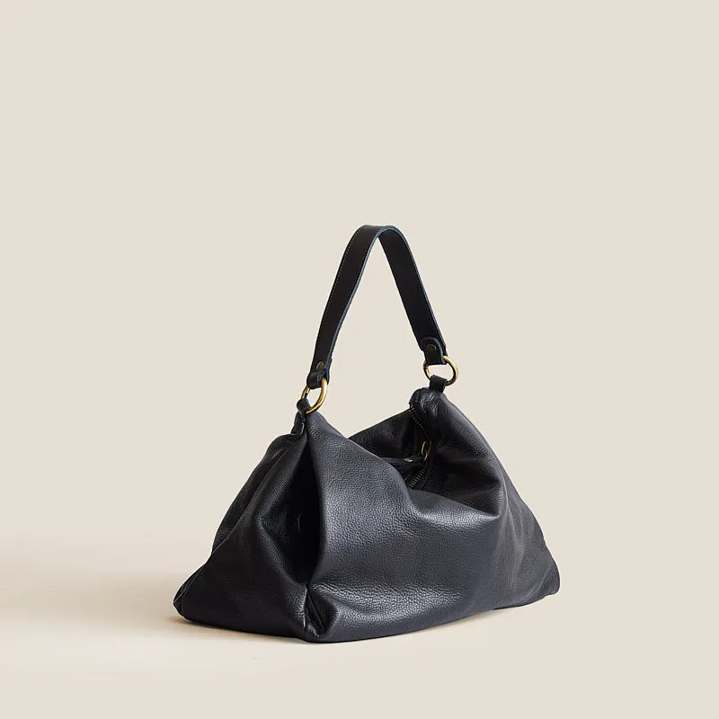 Daily Bag - Heritage "Broken-In" Leather Black sold by Parker Thatch product image thumbnail 4