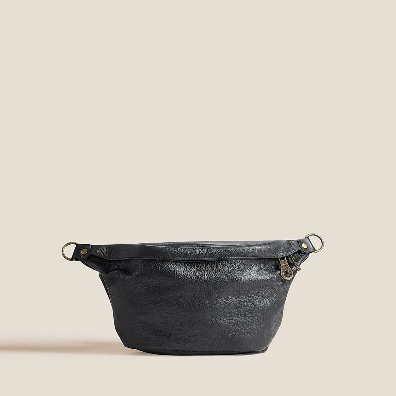 Sidekick Sling - Leather Black sold by Parker Thatch