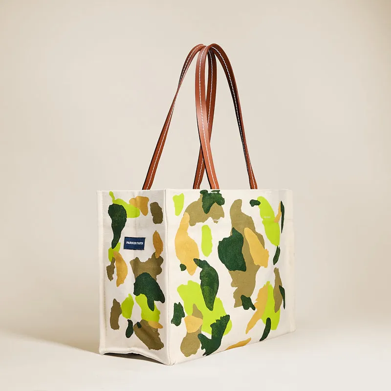 Limited Edition Hand-Painted Canvas Mimi - Camo sold by Parker Thatch product image thumbnail 2