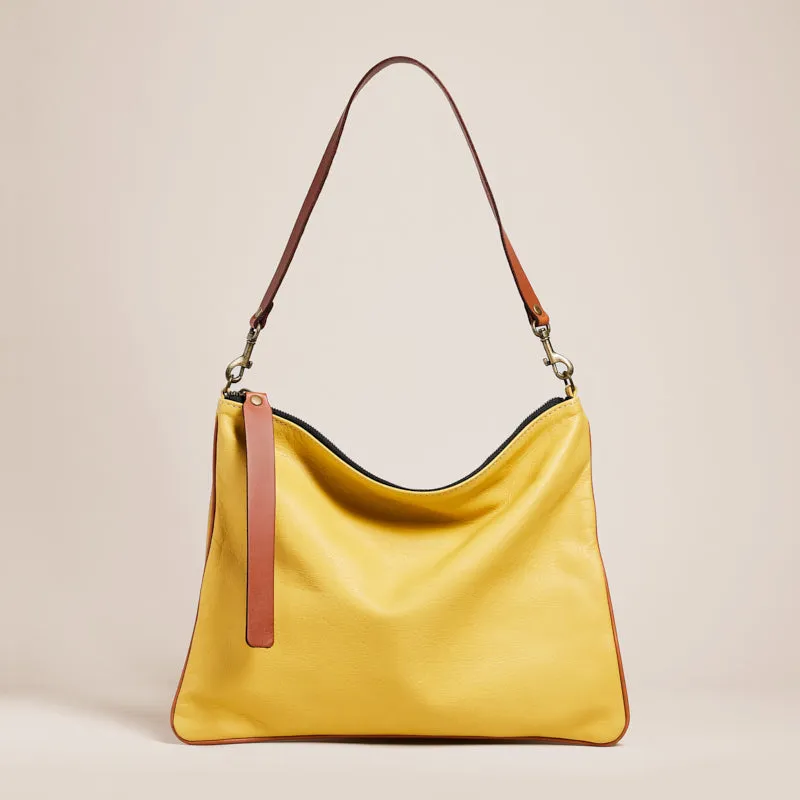 Worn & Loved - Lee Leather Golden Yellow sold by Parker Thatch