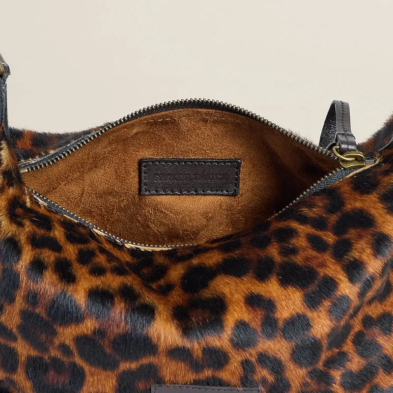 Small Maurice Hobo w/ Convertible Handle - New Leopard sold by Parker Thatch product image thumbnail 4