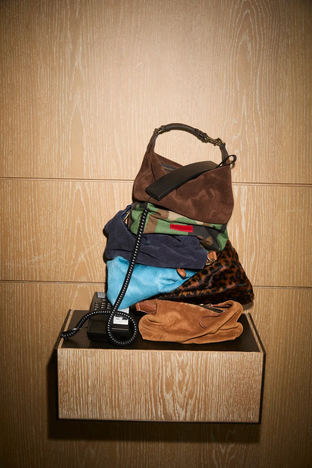 Small Maurice Hobo w/ Convertible Handle - Heritage "Broken-In" Leather Black sold by Parker Thatch product image thumbnail 5