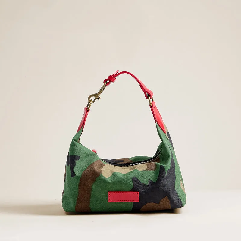 Small Maurice Hobo w/ Convertible Handle - Nylon Camo sold by Parker Thatch