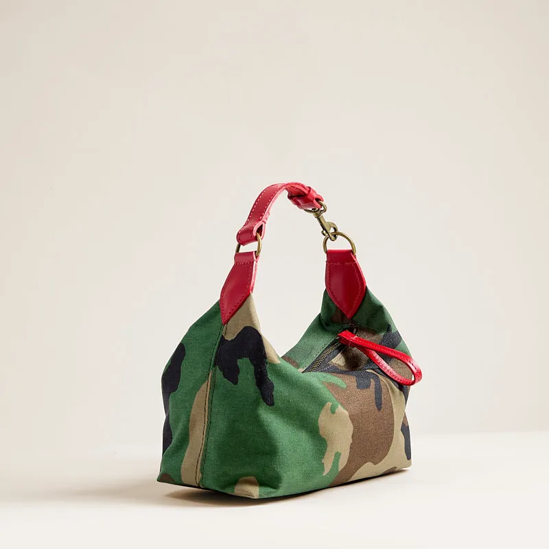 Small Maurice Hobo w/ Convertible Handle - Nylon Camo sold by Parker Thatch product image thumbnail 4