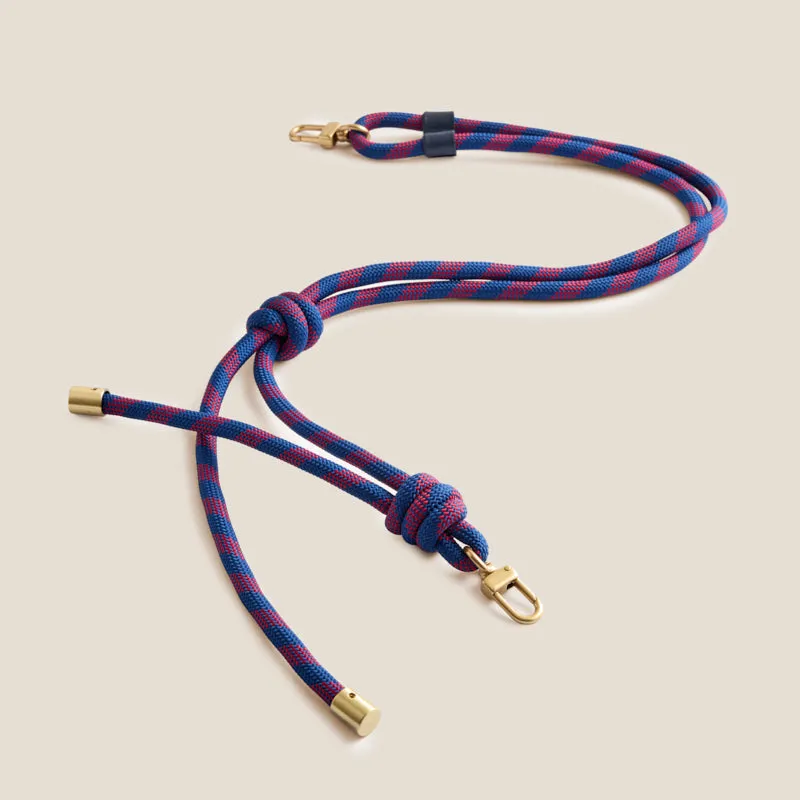 Adjustable Thick Paracord Strap - Navy with Burgundy sold by Parker Thatch product image thumbnail 2