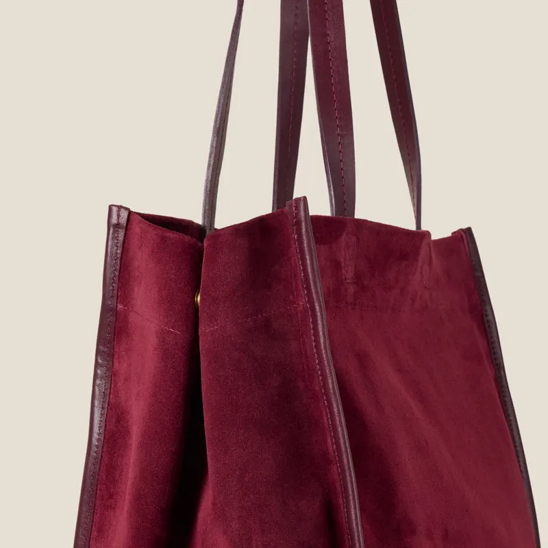 Framed Mimi - Suede Bordeaux sold by Parker Thatch product image thumbnail 4