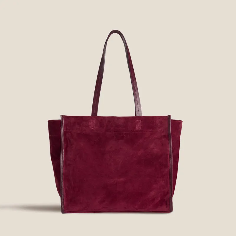 Framed Mimi - Suede Bordeaux sold by Parker Thatch product image thumbnail 3