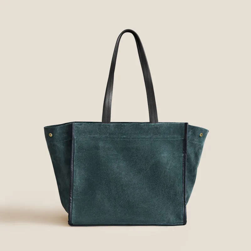 Framed Mimi - Suede Bottle Green sold by Parker Thatch