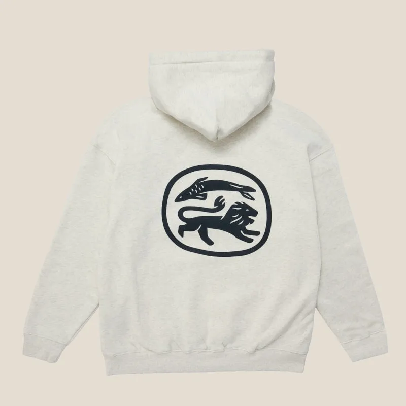 PT Crest Oversized Sweatshirt Hoodie - Heather Oat sold by Parker Thatch