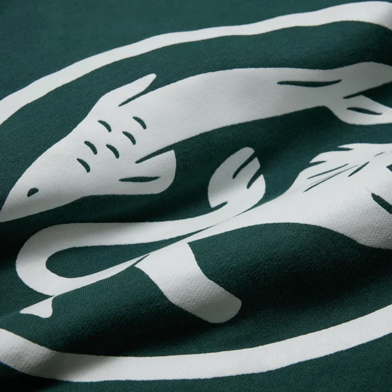 PT Crest Oversized Sweatshirt Hoodie - Hunter Green sold by Parker Thatch product image thumbnail 3