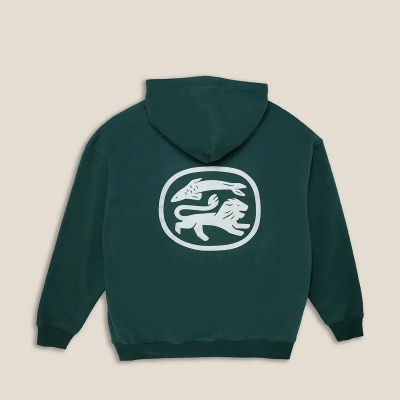 PT Crest Oversized Sweatshirt Hoodie - Hunter Green sold by Parker Thatch