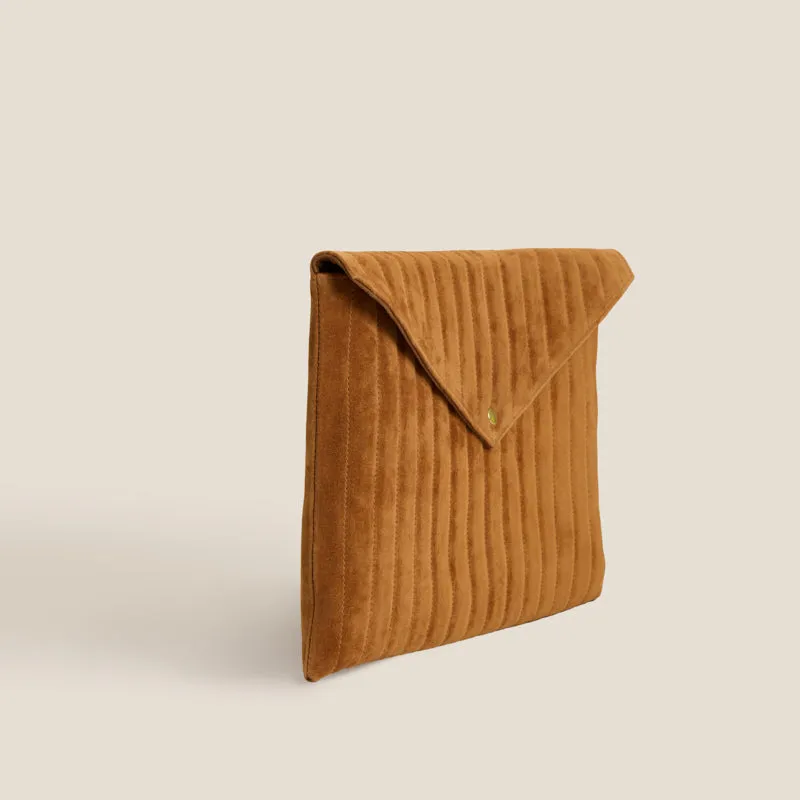 Laptop Pouch - Suede Caramel Quilted sold by Parker Thatch product image thumbnail 3