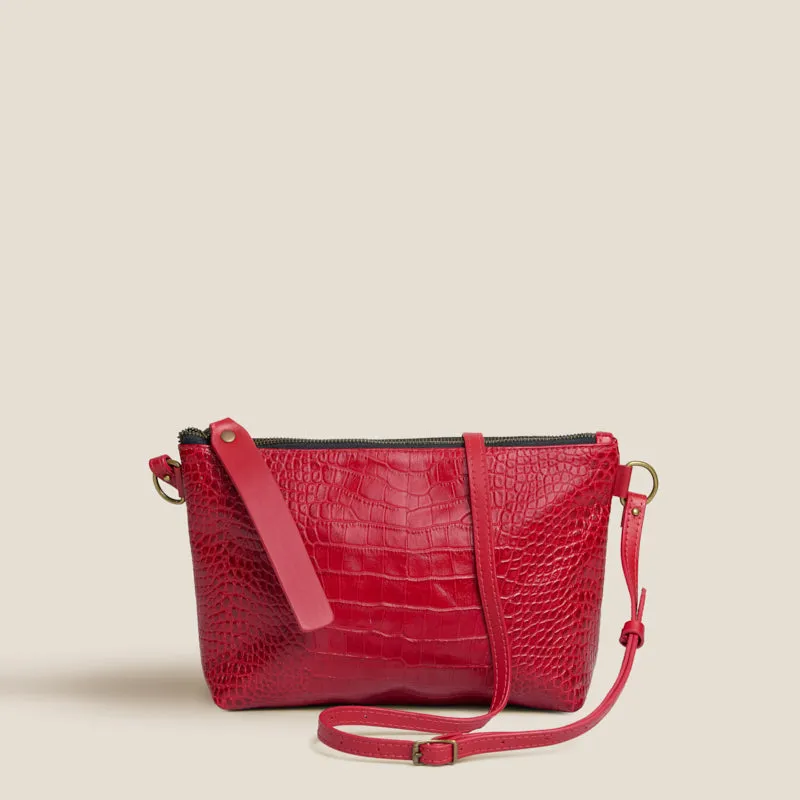 Big Buddy - Leather Red Croco sold by Parker Thatch