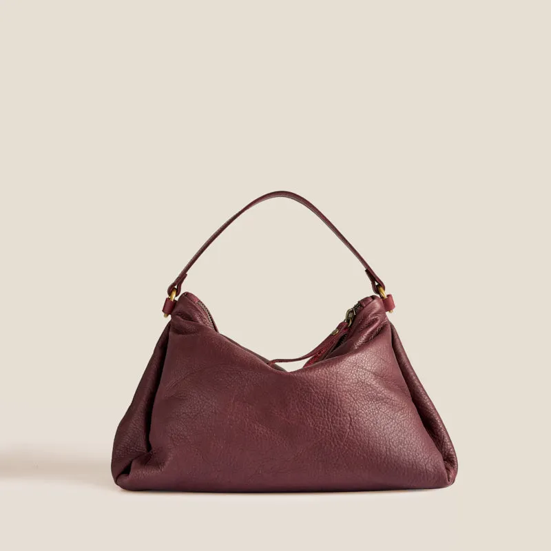 Daily Bag - Heritage "Broken-In" Leather Oxblood Burgundy sold by Parker Thatch