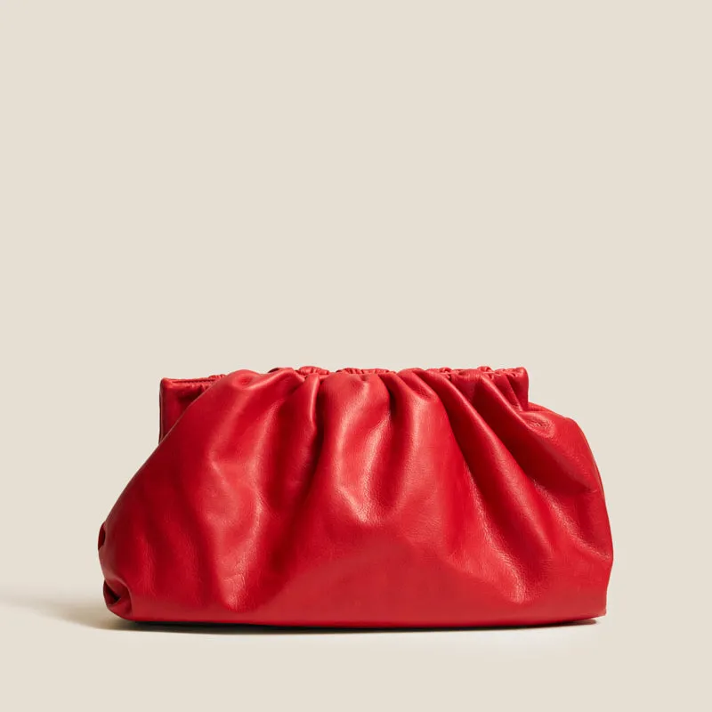 New Mochi Clutch - Heritage "Broken-In" Leather Red sold by Parker Thatch