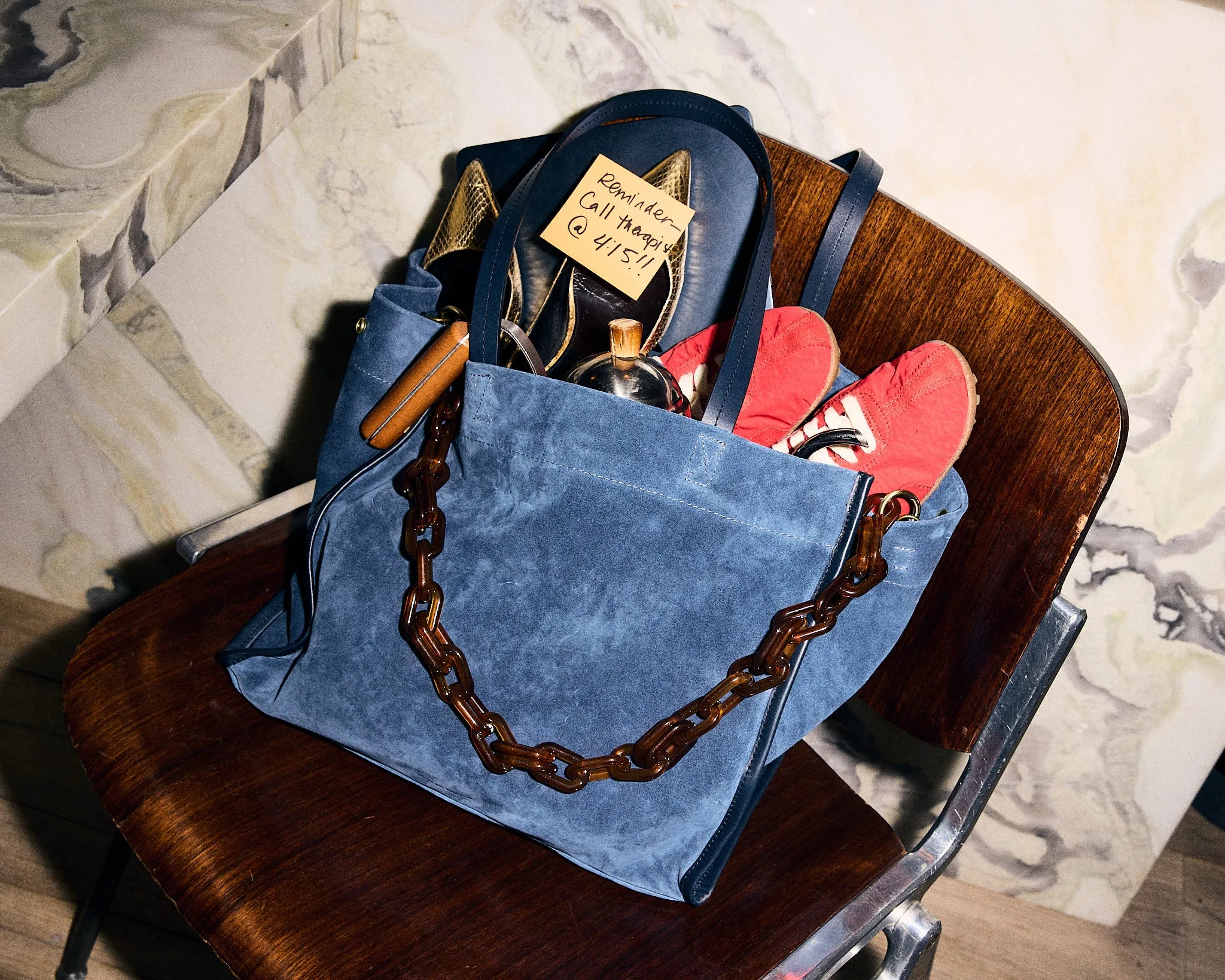 Framed Mimi - Suede Harbor Blue sold by Parker Thatch product image thumbnail 5