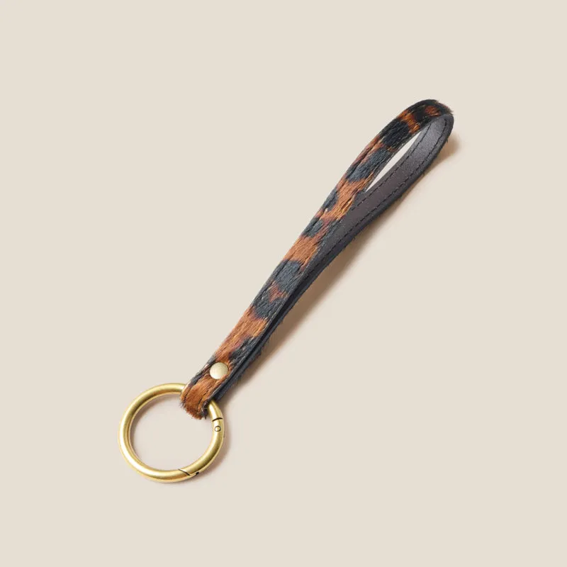 Wristlet Lanyard - New Leopard sold by Parker Thatch
