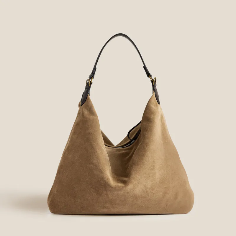 Maurice Hobo - Suede Beechwood sold by Parker Thatch