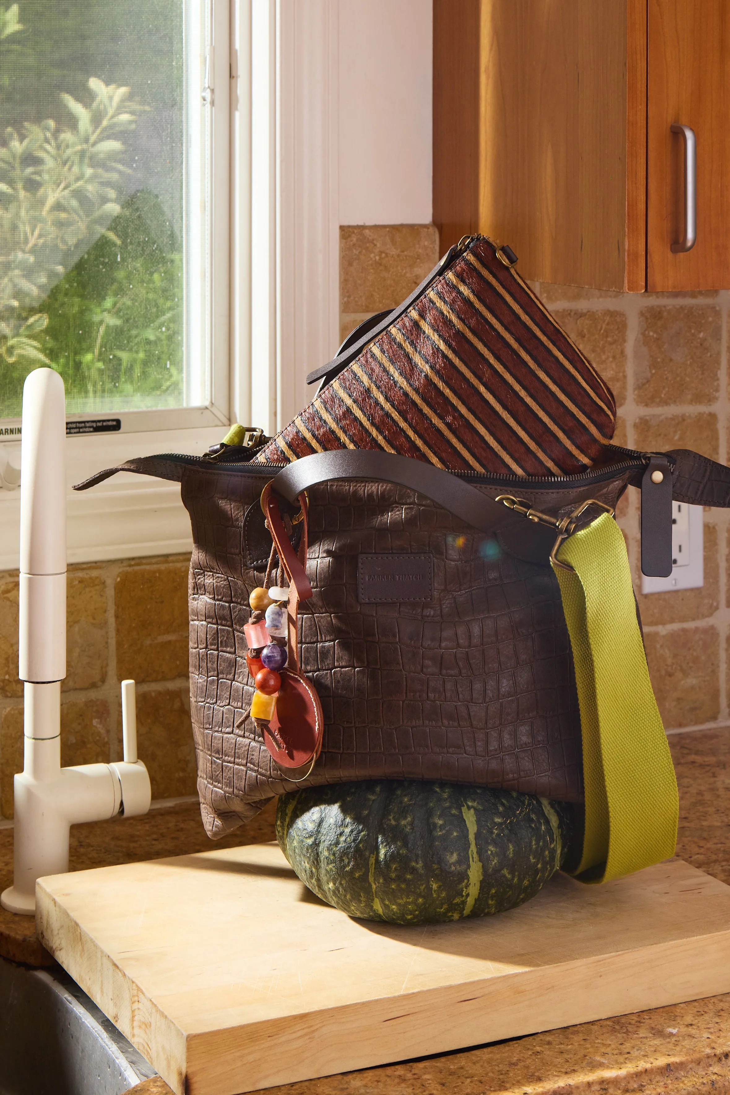 Adjustable Crossbody Strap - Limewood sold by Parker Thatch product image thumbnail 4