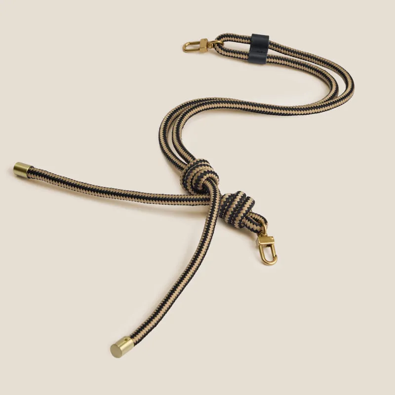 Adjustable Thick Paracord Strap - Khaki & Black sold by Parker Thatch product image thumbnail 2