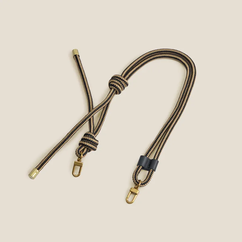 Adjustable Thick Paracord Strap - Khaki & Black sold by Parker Thatch