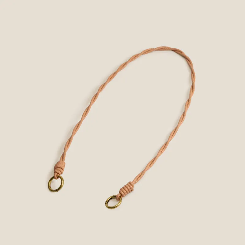 Leather Rope Crossbody Strap - Light Tan sold by Parker Thatch