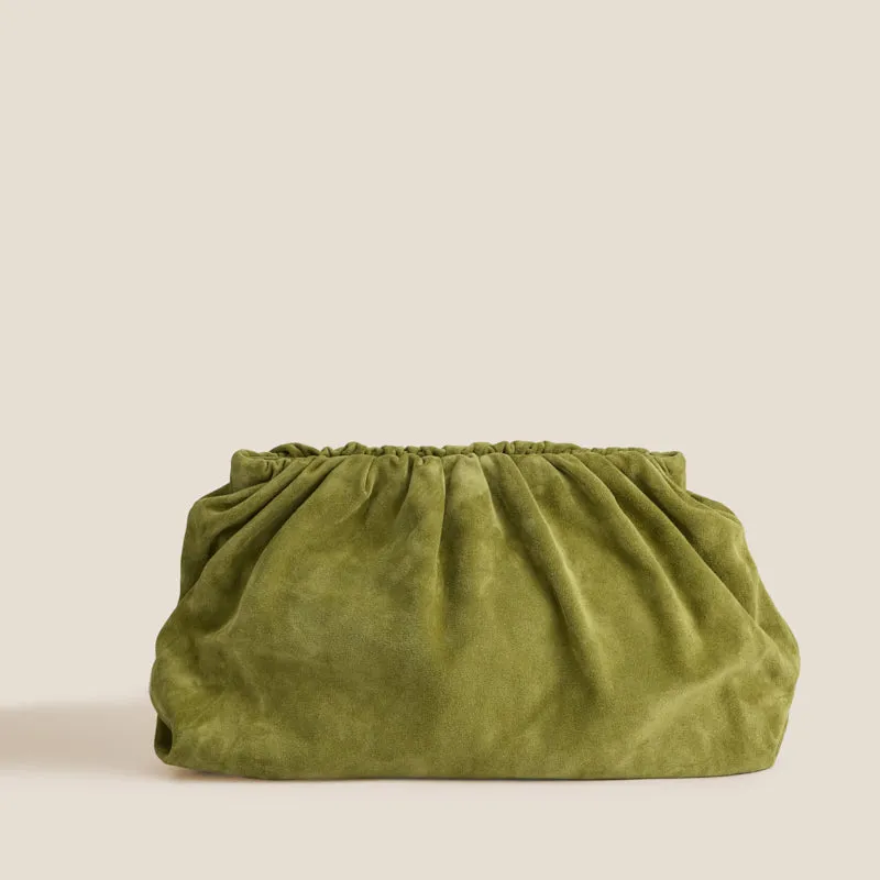 New Mochi Clutch - Suede Palm made by Parker Thatch