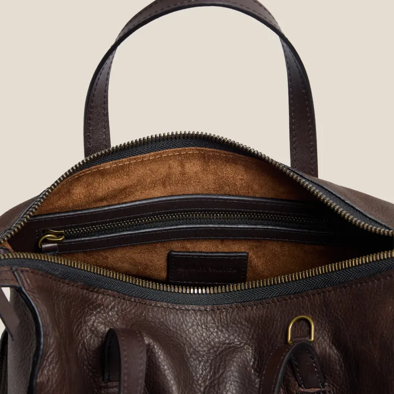 Zoe Satchel - Heritage "Broken-In" Leather Espresso sold by Parker Thatch product image thumbnail 4