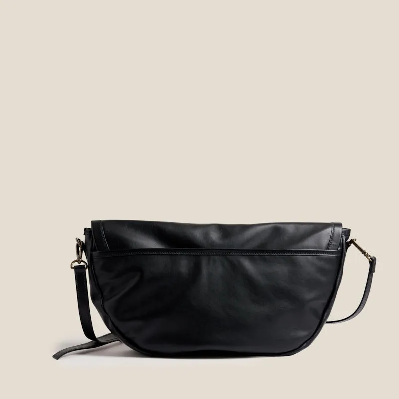 Arc Saddle Bag - Leather Black sold by Parker Thatch product image thumbnail 3