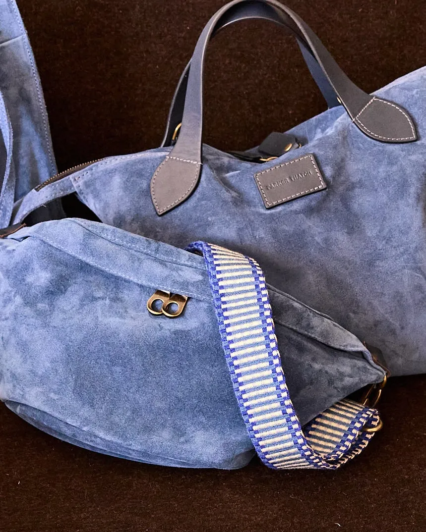 Sidekick Sling - Suede Harbor Blue sold by Parker Thatch product image thumbnail 3