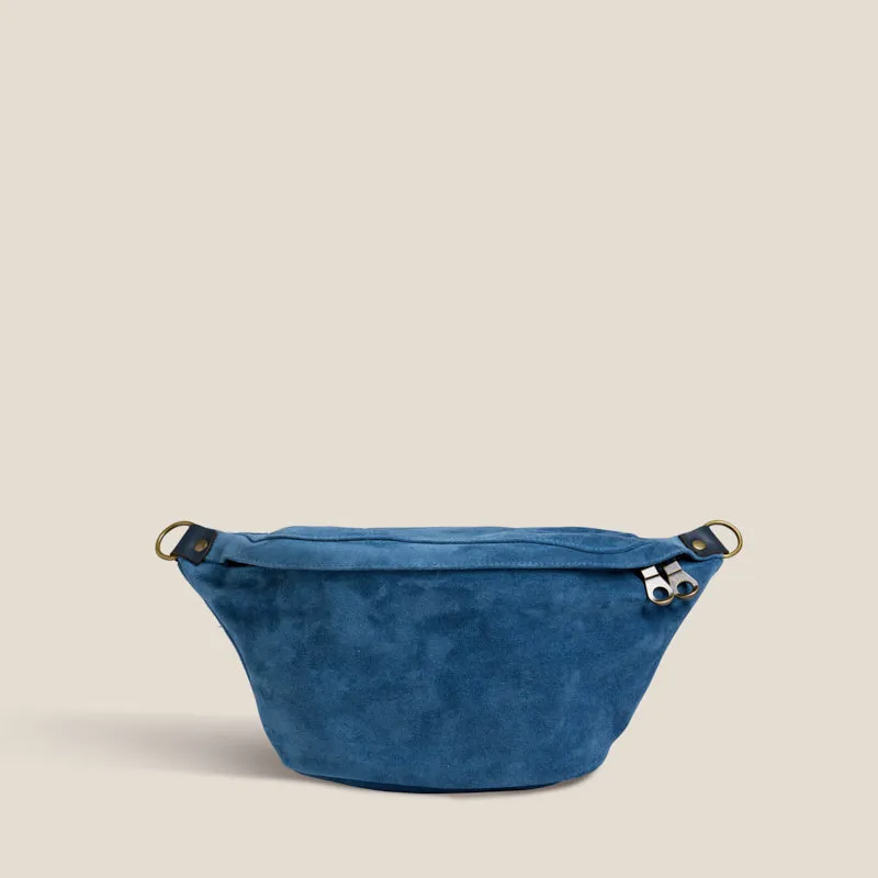Sidekick Sling - Suede Harbor Blue made by Parker Thatch