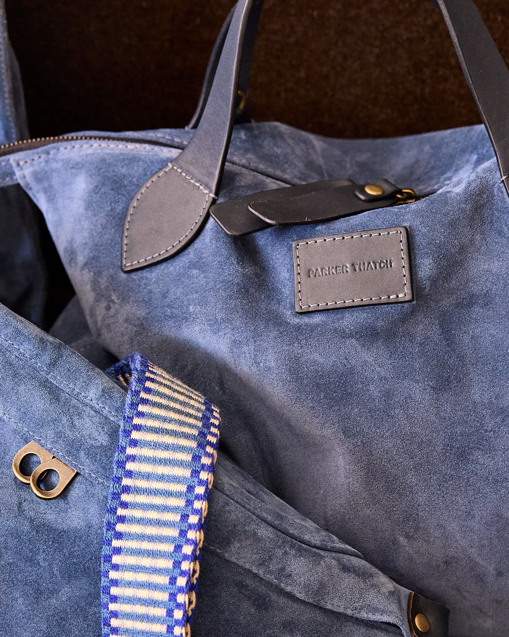 Sidekick Sling - Suede Harbor Blue sold by Parker Thatch product image thumbnail 5