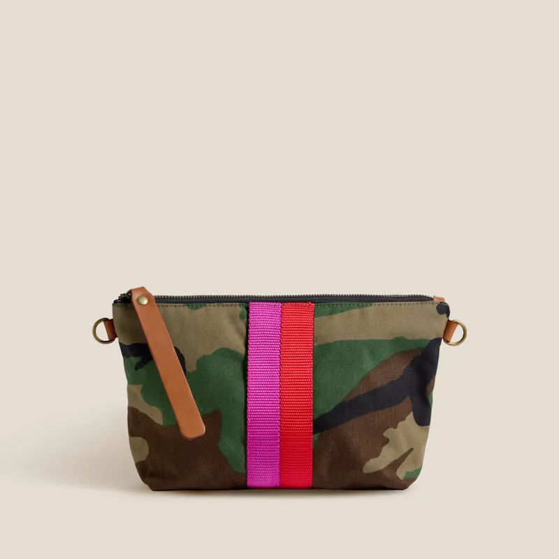 Big Buddy - Nylon Camo with Pink & Red Stripe made by Parker Thatch