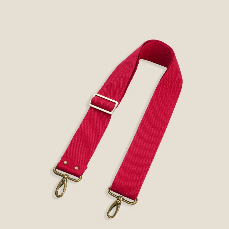 Adjustable Crossbody Strap - Red made by Parker Thatch