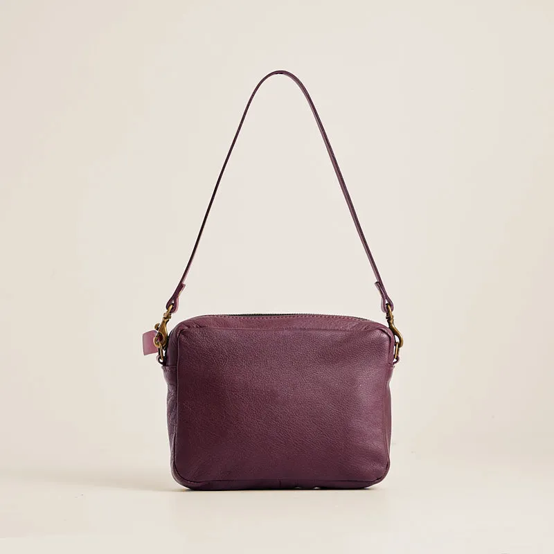 Worn & Loved - Amelia Leather Burgundy made by Parker Thatch