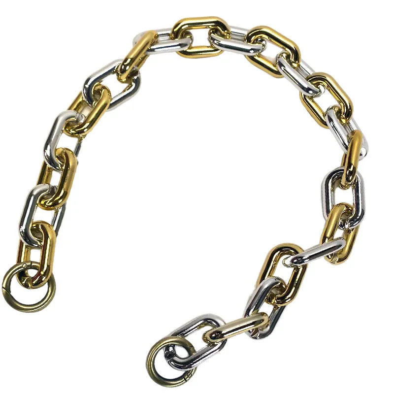 Over the Shoulder Links Strap - Gold & Silver made by Parker Thatch