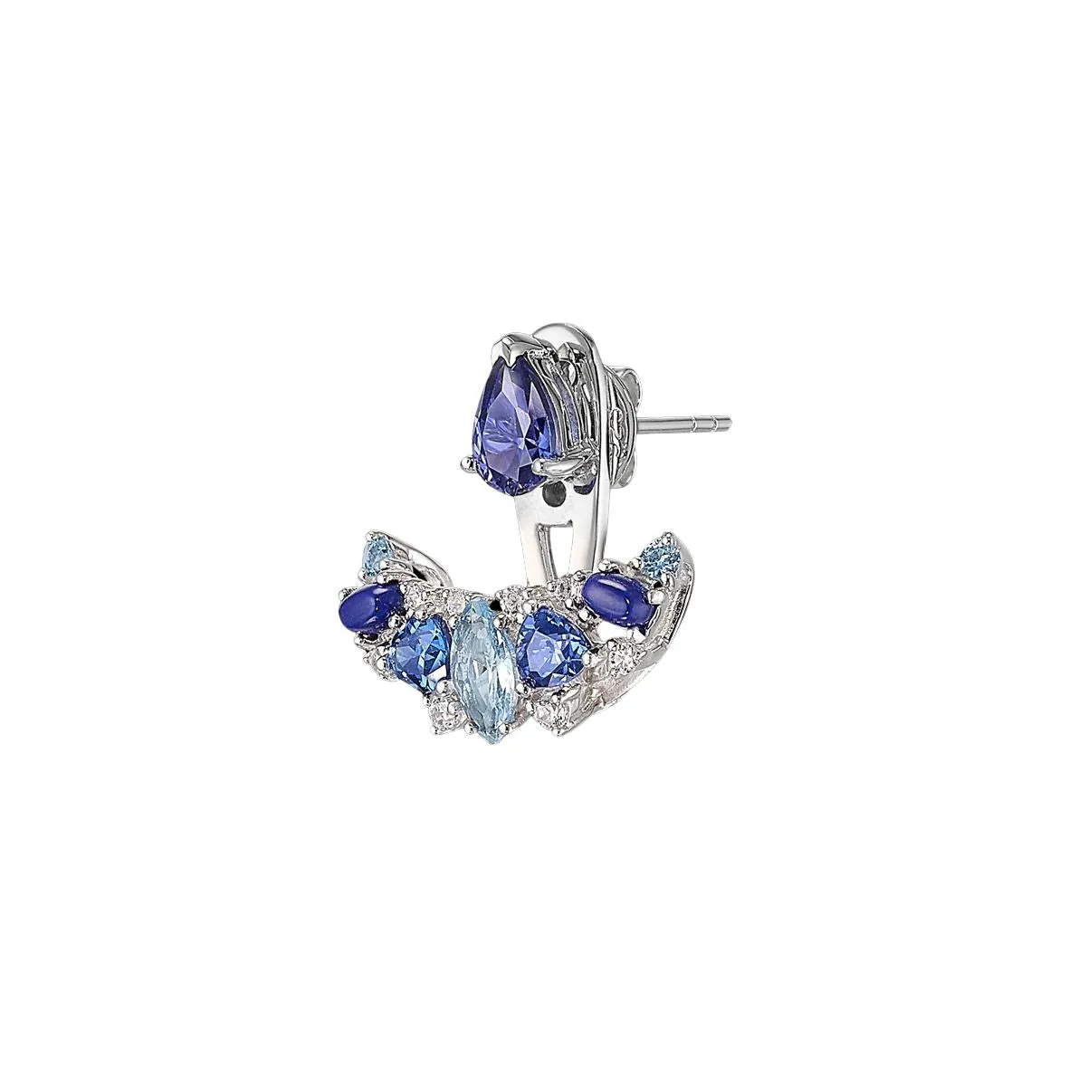 Sapphire Twinkle Ear-Jacket sold by The Jewelry Edit product image thumbnail 2