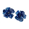 Midnight Camellia Earrings sold by The Jewelry Edit