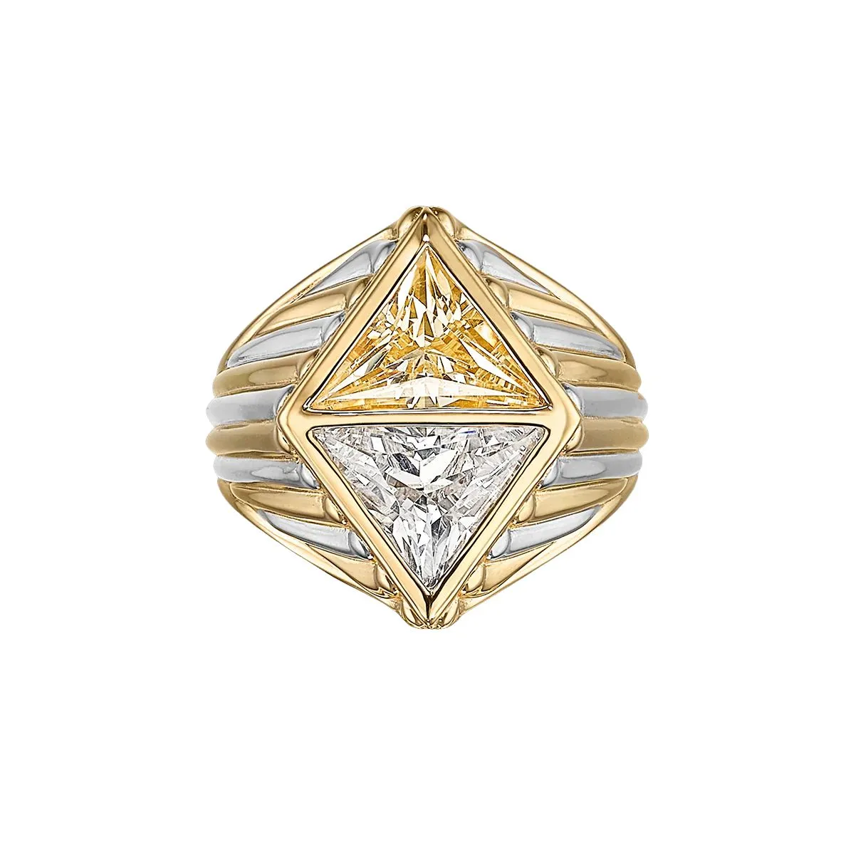 Canary Diamond Signet Ring sold by The Jewelry Edit product image thumbnail 2