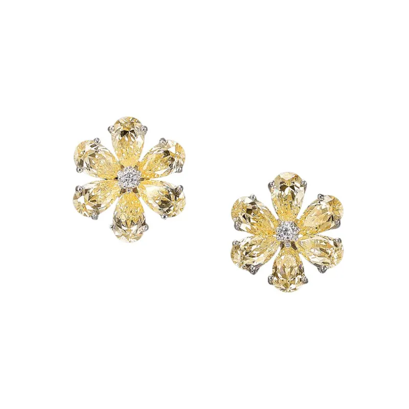Marguerite Daisy Earrings made by The Jewelry Edit
