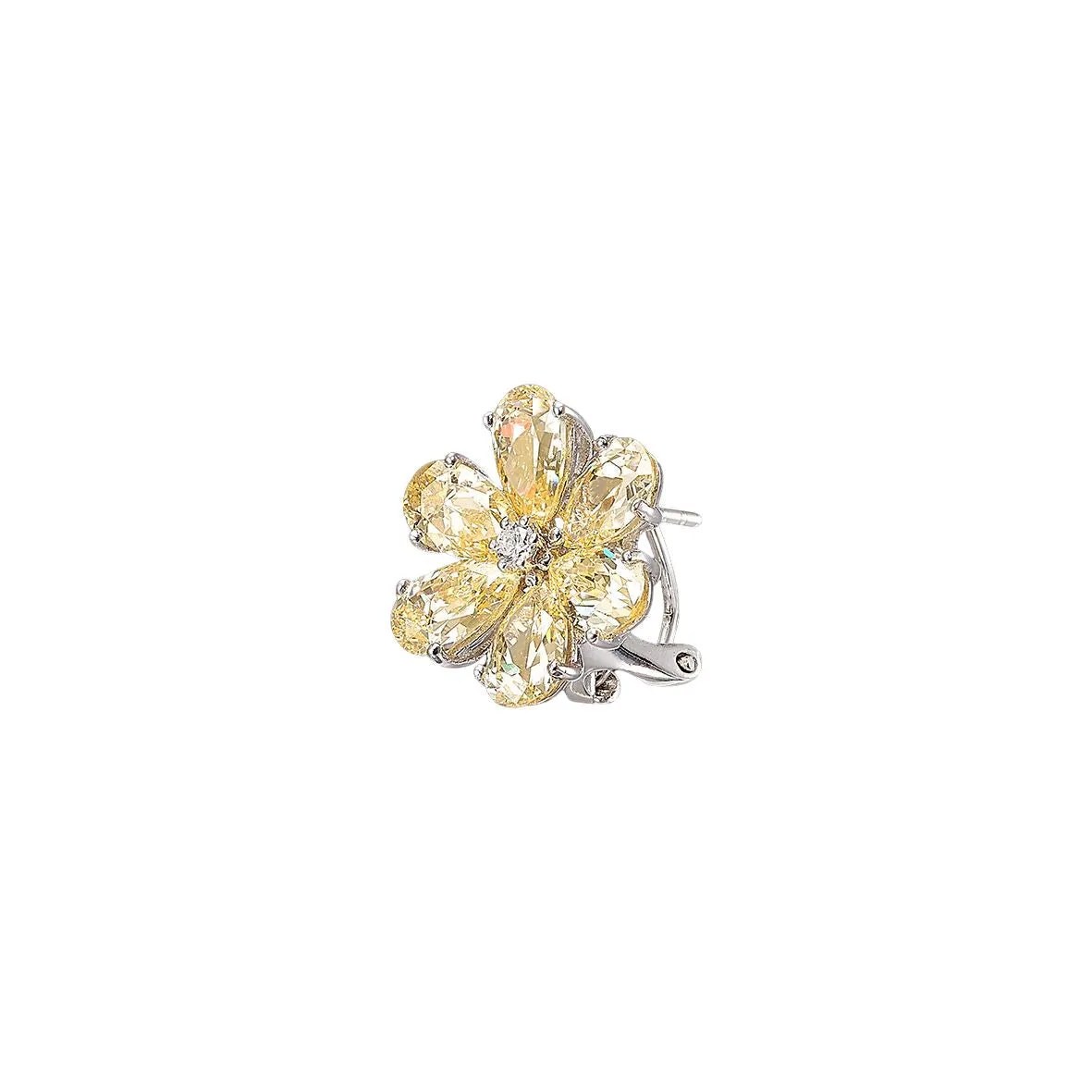 Marguerite Daisy Earrings sold by The Jewelry Edit product image thumbnail 2