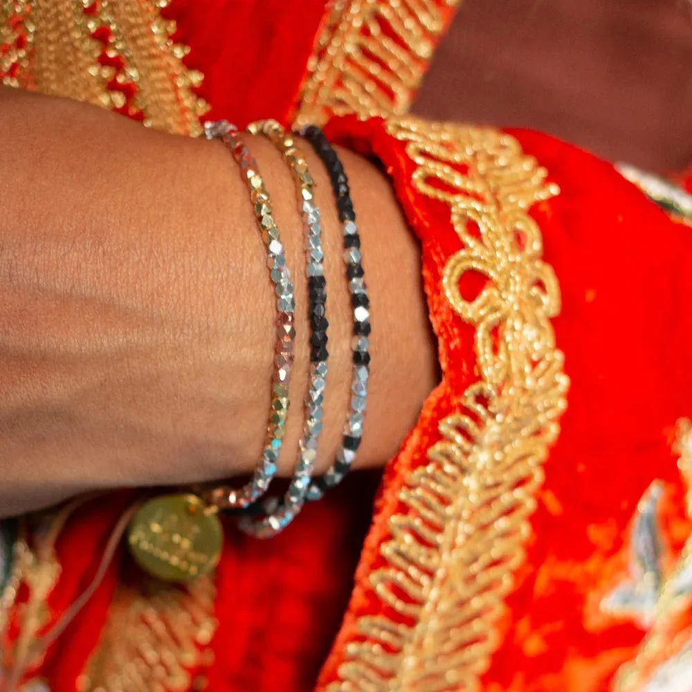 Bollywood Bracelet Gold, Silver and Champagne sold by The Jewelry Edit product image thumbnail 2