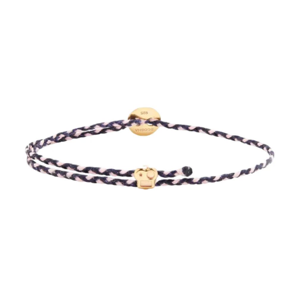 Women's Signature Bracelet in Indigo and White sold by The Jewelry Edit