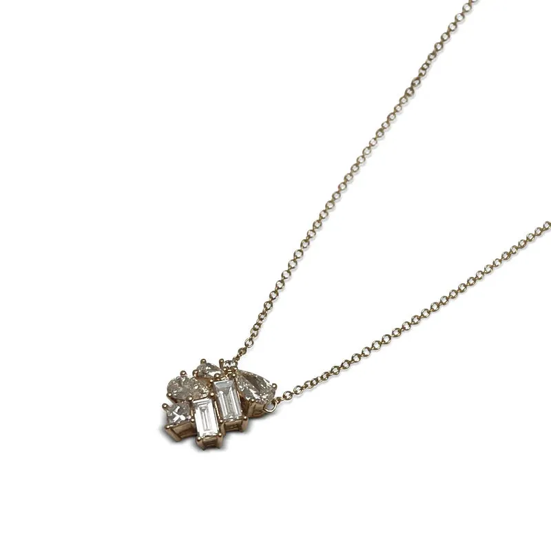 Trellis Bud Pendant sold by The Jewelry Edit