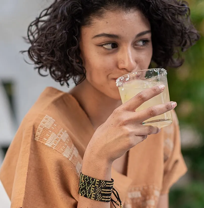 Seed Bead Love Bracelet Mint sold by The Jewelry Edit product image thumbnail 3