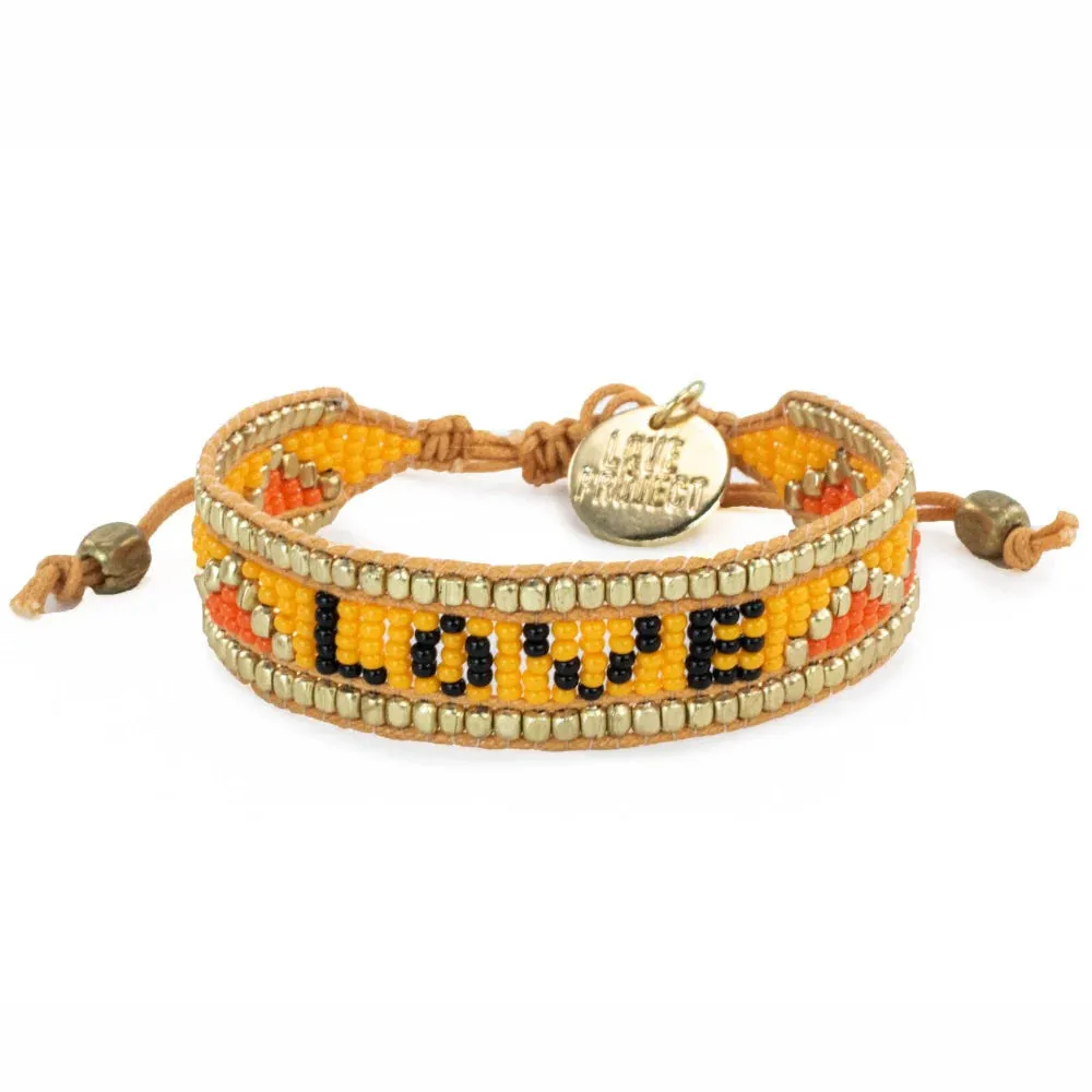 Taj Love Bracelet Jodphur Saffron sold by The Jewelry Edit