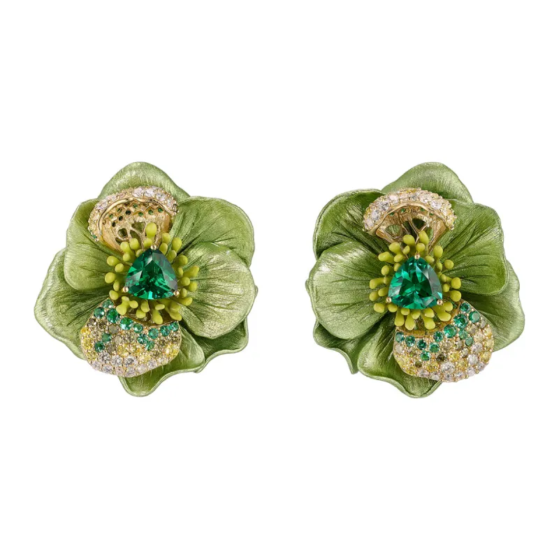 Citrus Bloom Earrings sold by The Jewelry Edit