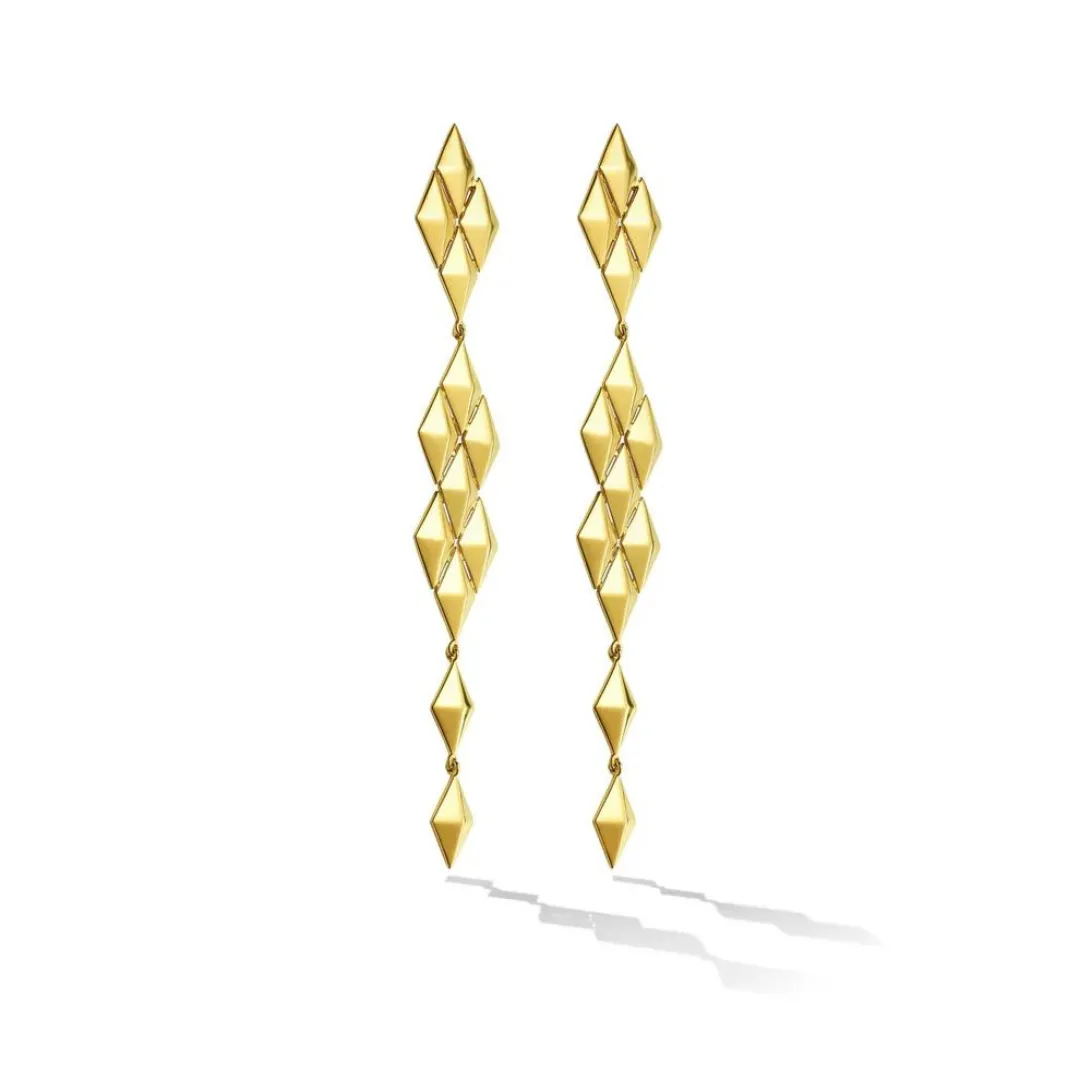 Python Symmetrical Drop Earrings sold by The Jewelry Edit product image thumbnail 3