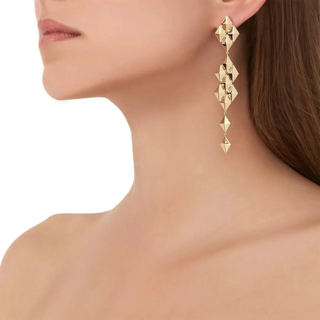 Python Symmetrical Drop Earrings sold by The Jewelry Edit product image thumbnail 4
